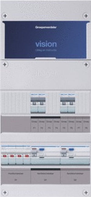 Hager vision installatiekast - vkg22l - e2xw2