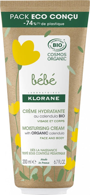 Klorane bébé crème hydratante 200ml