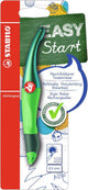 Stabilo easyoriginal - ergonomische rollerball - rechtshandig - blauwe inkt - holograph edition - navulbaar - groen
