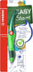 Stabilo easyoriginal - ergonomische rollerball - rechtshandig - blauwe inkt - holograph edition - navulbaar - groen