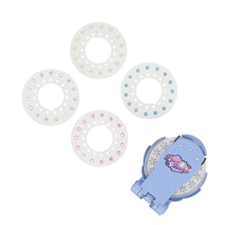 No brand love and hugs hair gems | 4 stuks