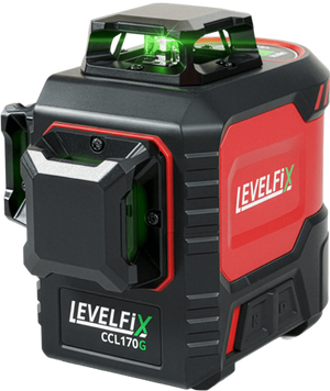 Levelfix groene basis 3d conelaser 3x360° set incl. statief, 2 accu's