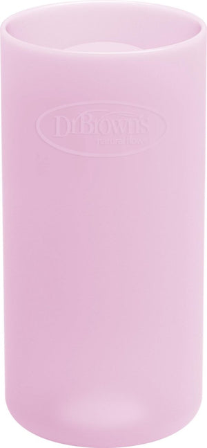 Dr. brown's flesbeschermer - smalle halsfles - 250ml - roze