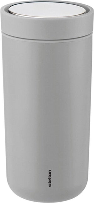 Merkloos sans marque stelton to go click thermosbeker grey