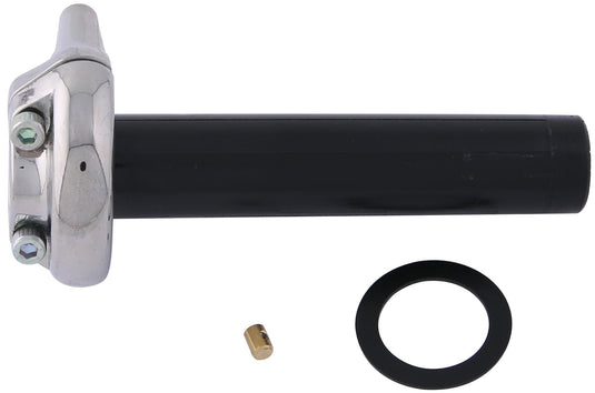 Domino gasdraaigreep armatuur vintage throttle grips alu chr vint rally