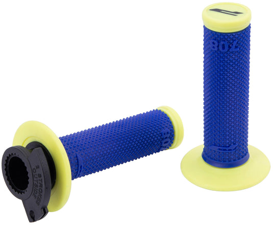 Progrip rubber handvat 708 scs throttle grip scs ge bl 115mm closed