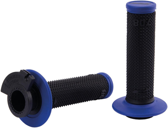 Progrip rubber handvat 708 scs throttle grip scs bl sw 115mm closed