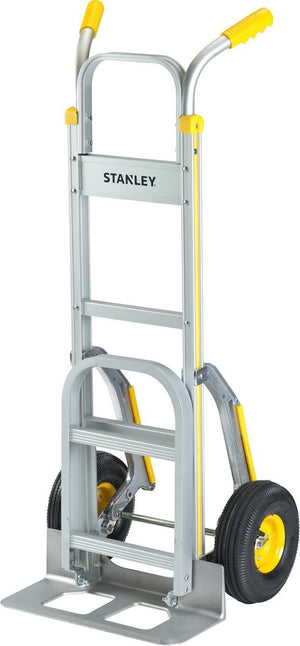 Stanley steekwagen ht514 - max. 200kg - opvouwbaar plateau - aluminium - 51 x 80 x 123 cm - zilver geel
