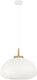 Eglo summerhill hanglamp - e27 - ø 55 cm - wit bruin - papier