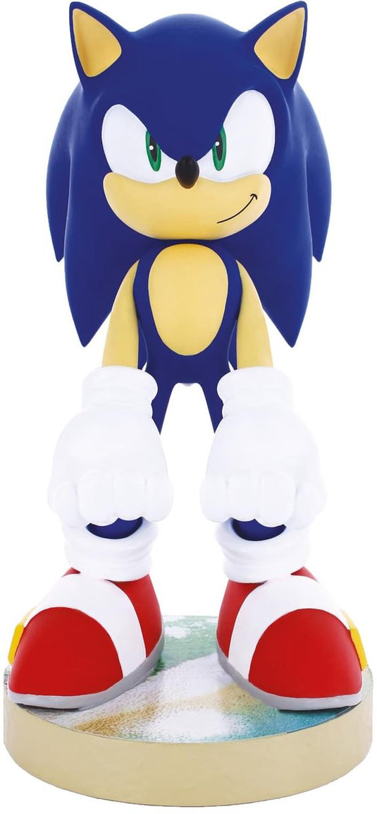 Cableguys sonic the hedgehog - modern - figurine standaard voor telefoon | controller | oplaadcase (cable guys original)