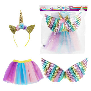 Load image into Gallery viewer, Overige merken verkleed speelset eenhoorn 3-delig | 3 stuks
