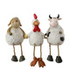 Boltze home boerderijdier met bungelbenen h20cm