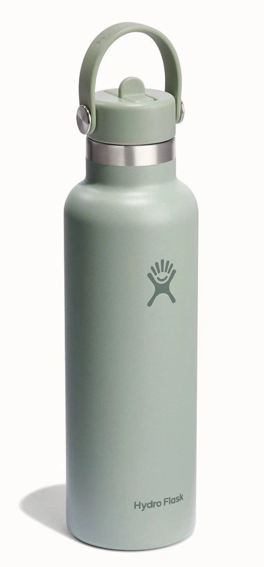 Hydro flask thermosfles met riet 621ml - houdt tot 24u koel