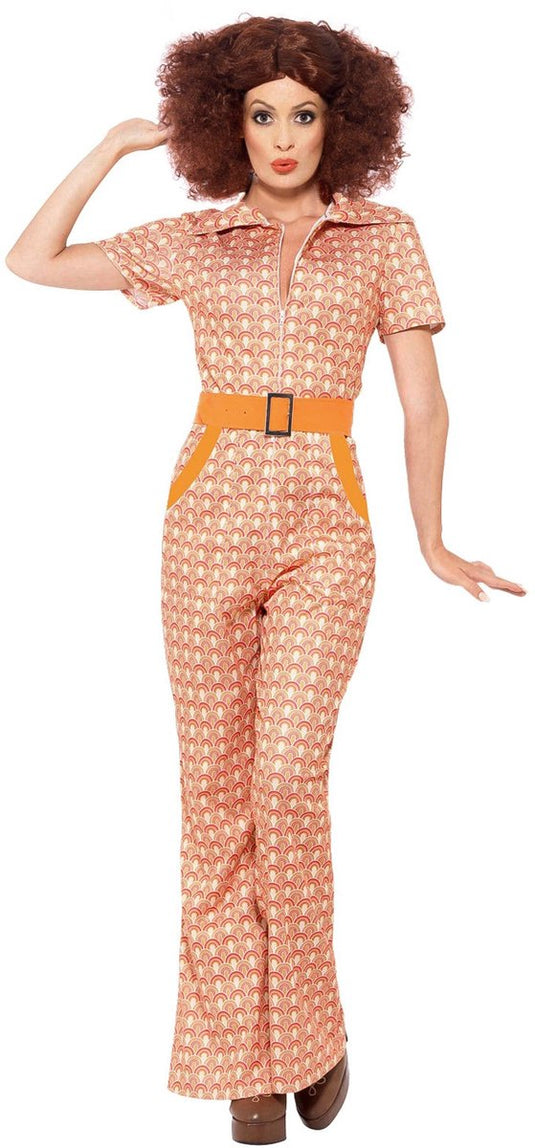 Vegaoo chique jaren 70 kostuum voor vrouwen - verkleedkleding - small
