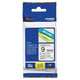 Brother tze221 - gel. zelfklevend tape - zwart op wit - rol (0.9 cm x 8 m) 1 rol(len) -voor p-touch oa. gl-h100. h105. pt-1290. 3600. d210. d400. d600. e500. e550