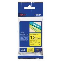 Brother labeltape tze631 12mmx8m zwart geel
