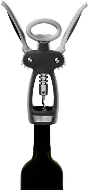 Innovine ™ kurkentrekker met dubbel hendel - graphite