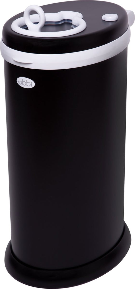 Ubbi - luieremmer - mat zwart - metaal - geurloos - geen navulcassettes nodig