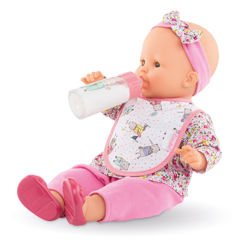 Load image into Gallery viewer, Corolle mon grand poupon - poppen slabbetje en drinkflesje
