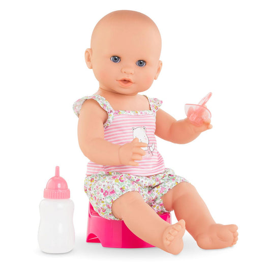 Corolle mon grand poupon drink- en plaspop - emma, 36cm