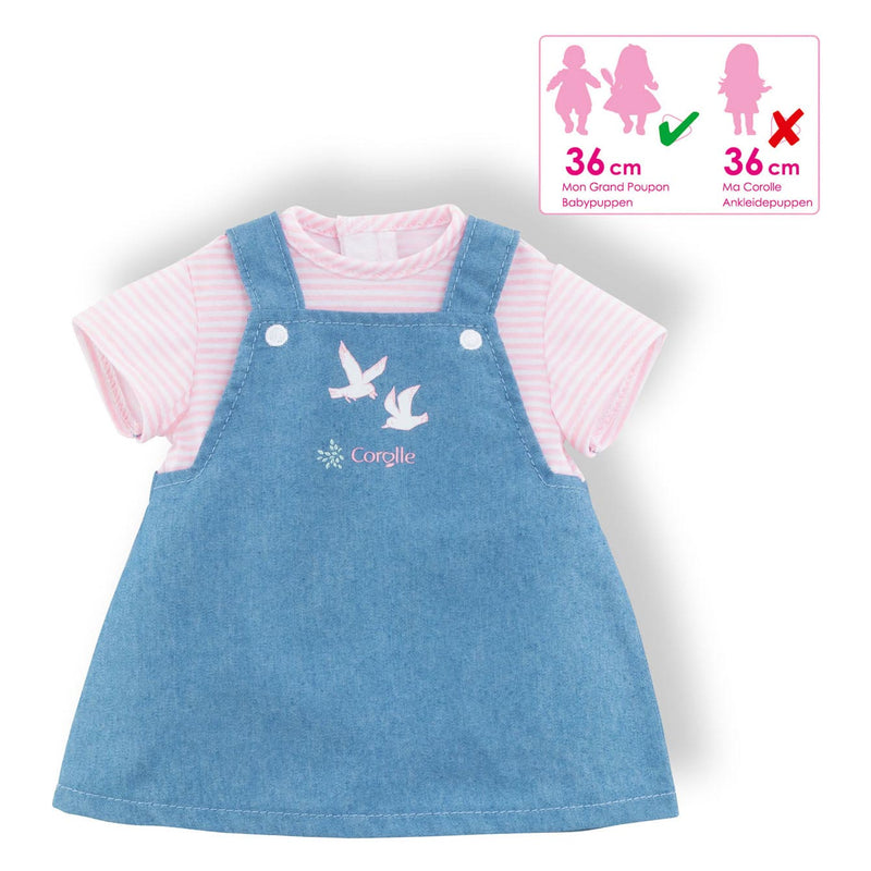 Load image into Gallery viewer, Corolle Mon Grand Poupon Poppenjurk Gestreept, 36cm
