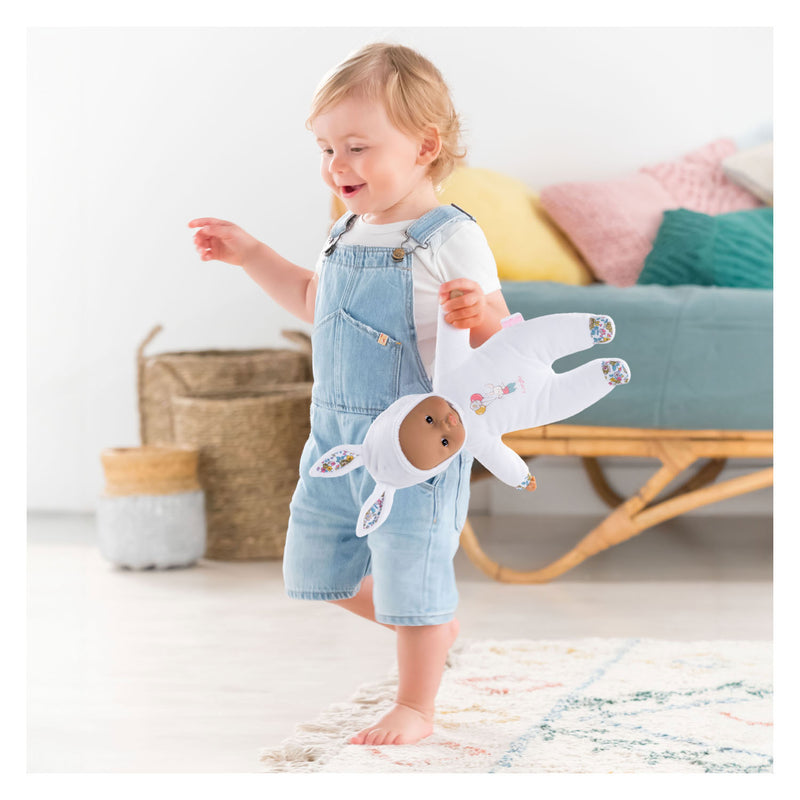 Afbeelding laden in galerijviewer, Corolle mon doudou sweet heart babypop - konijn wit, 30cm
