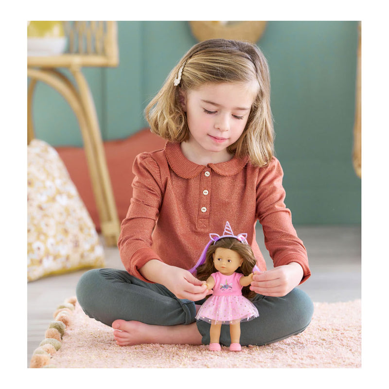 Afbeelding laden in galerijviewer, Corolle pop eenhoorn romy 20cm - mini corolline speelset met accessoires.
