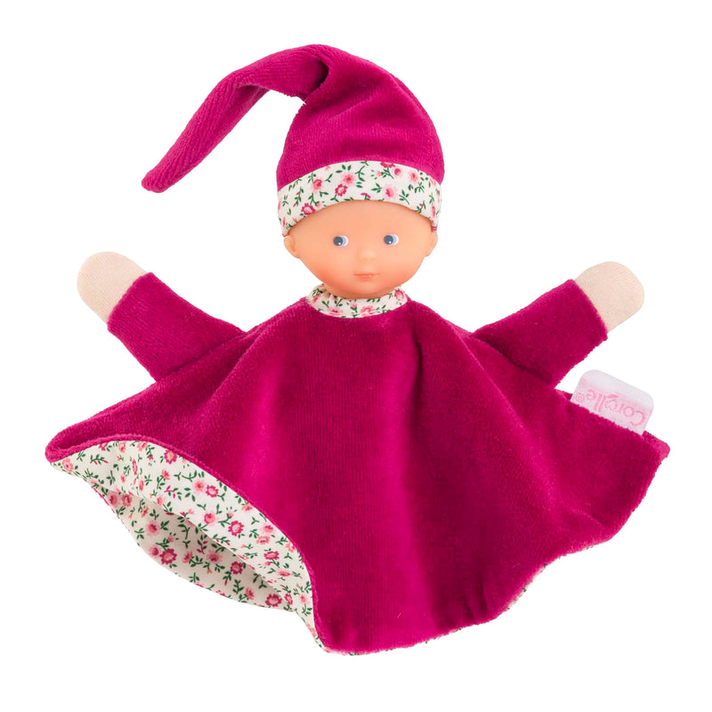 Load image into Gallery viewer, Corolle tidoudou - roze grenadine knuffeldoek, 17cm
