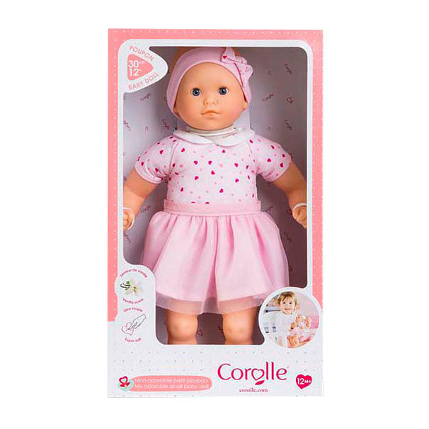 Afbeelding laden in galerijviewer, Corolle kleine babypop met hartjes, 30cm
