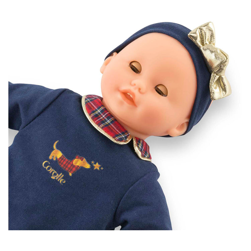Afbeelding laden in galerijviewer, Corolle babypop calin margaux holidays zachte pop 30cm blauw vanillegeur.
