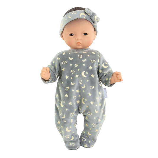 Corolle poppen pyjama en hoofdband, 30cm - glow in the dark