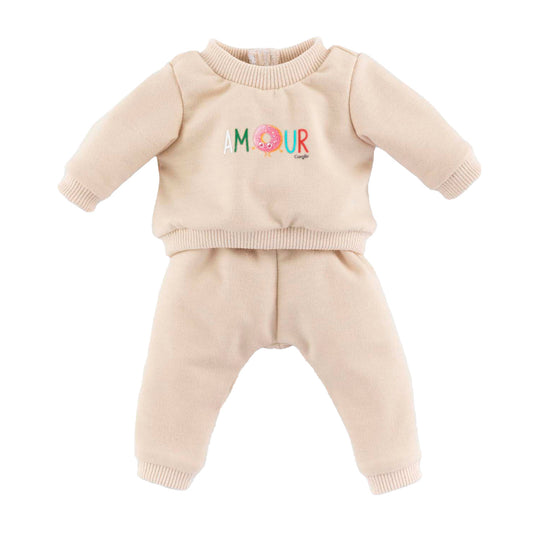 Corolle beige trainingspak voor babypop, 30cm