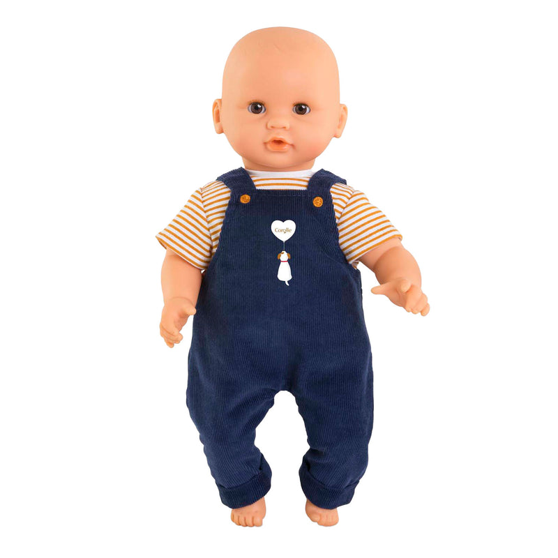 Load image into Gallery viewer, Corolle t-shirt en marineblauw overall, 30cm
