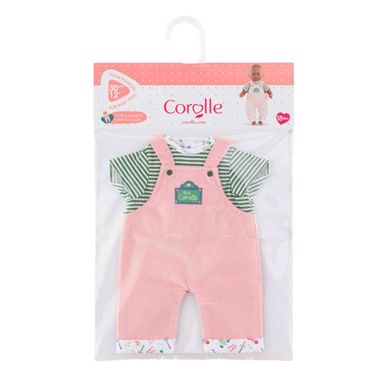 Corolle t-shirt en overall voor babypop, 30cm
