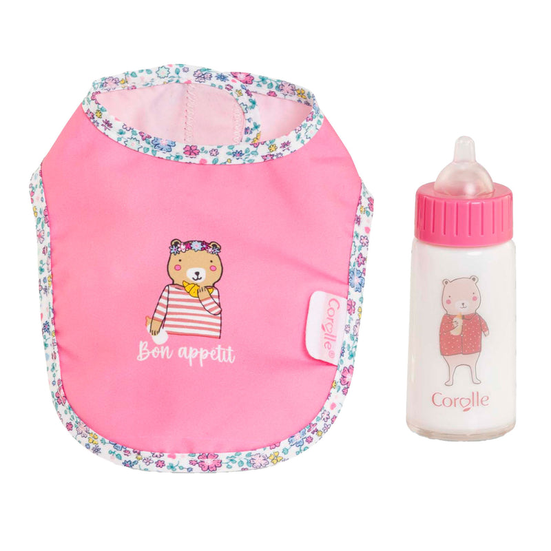 Load image into Gallery viewer, Corolle slabbetje en magische melkfles voor babypop
