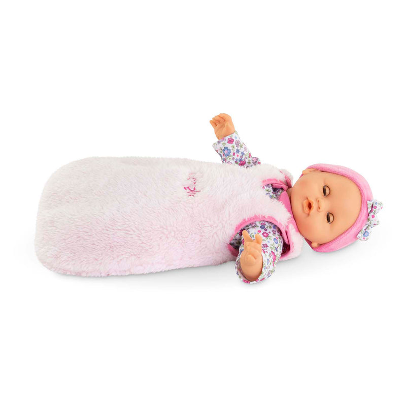 Afbeelding laden in galerijviewer, Corolle pluche slaapzak voor poppen, 30cm
