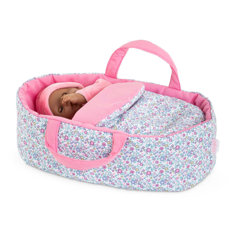 Afbeelding laden in galerijviewer, Corolle draagbed poppen bloemen - reiswieg voor babypoppen 30 cm.
