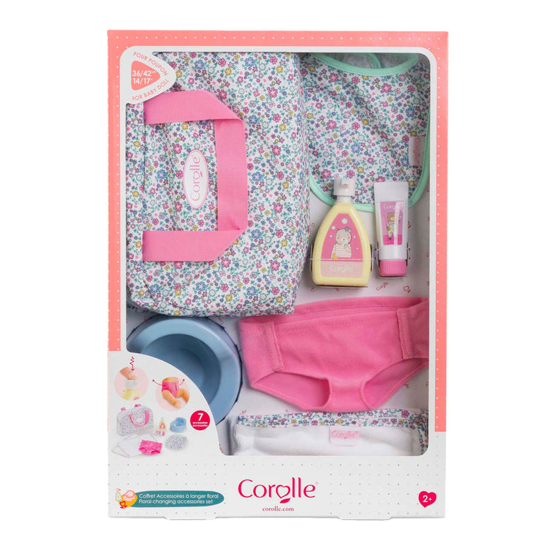 Load image into Gallery viewer, Corolle luieraccessoires bloemen set voor babypop, 36cm

