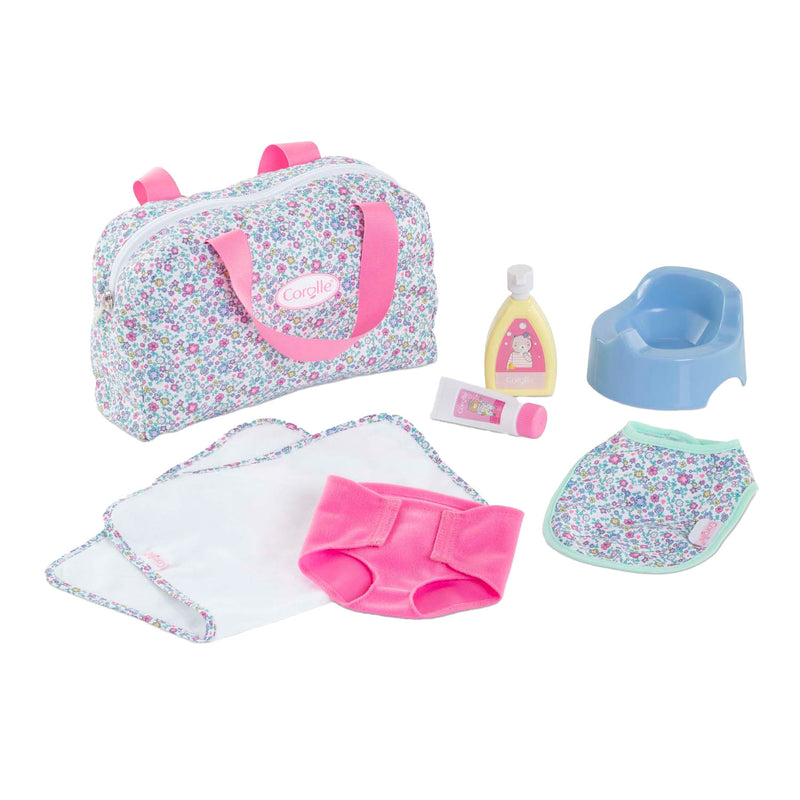 Load image into Gallery viewer, Corolle luieraccessoires bloemen set voor babypop, 36cm
