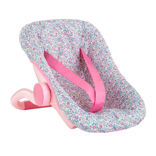 Corolle poppen draagzak bloemen babypop 36cm roze speelgoed.
