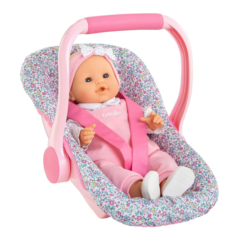 Afbeelding laden in galerijviewer, Corolle poppen draagzak bloemen babypop 36cm roze speelgoed.
