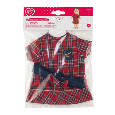 Corolle holidays jurkje en haarband voor babypop, 36cm