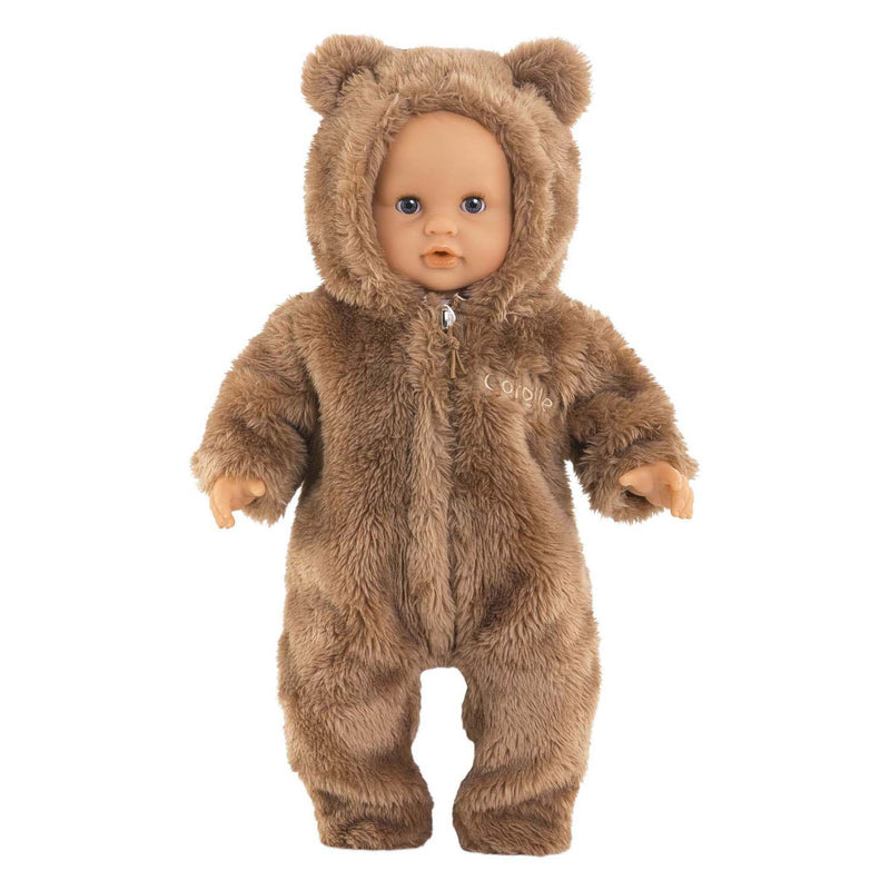 Load image into Gallery viewer, Corolle bunting brown bear onesie - 30cm
