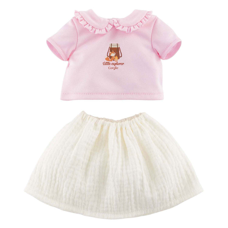 Load image into Gallery viewer, Corolle t-shirt met jurkje kleine ontdekker - 30cm
