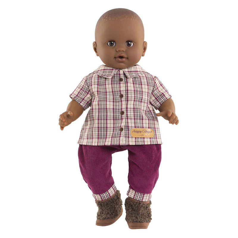 Afbeelding laden in galerijviewer, Corolle geruit shirt met broek kleine ontdekker - 36cm
