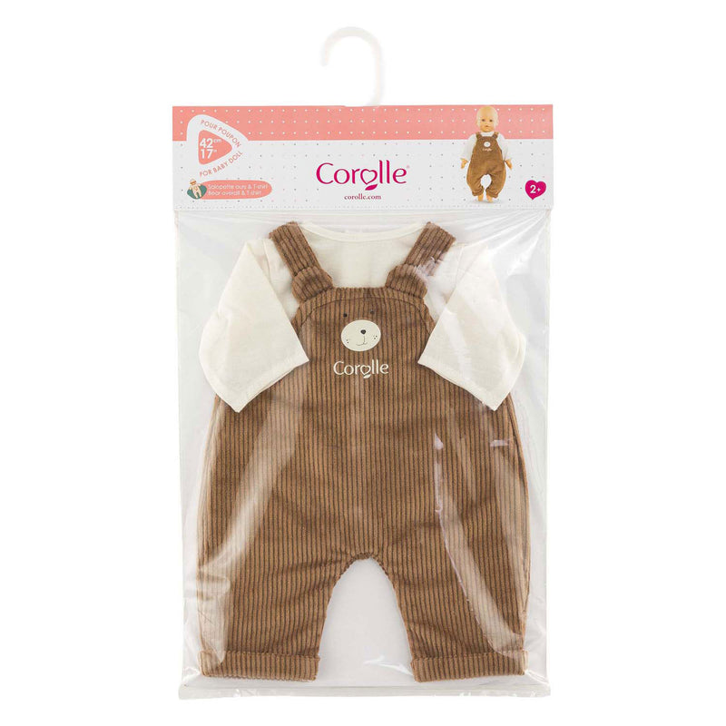 Afbeelding laden in galerijviewer, Corolle poppen overall met t-shirt kleine ontdekker - 42cm
