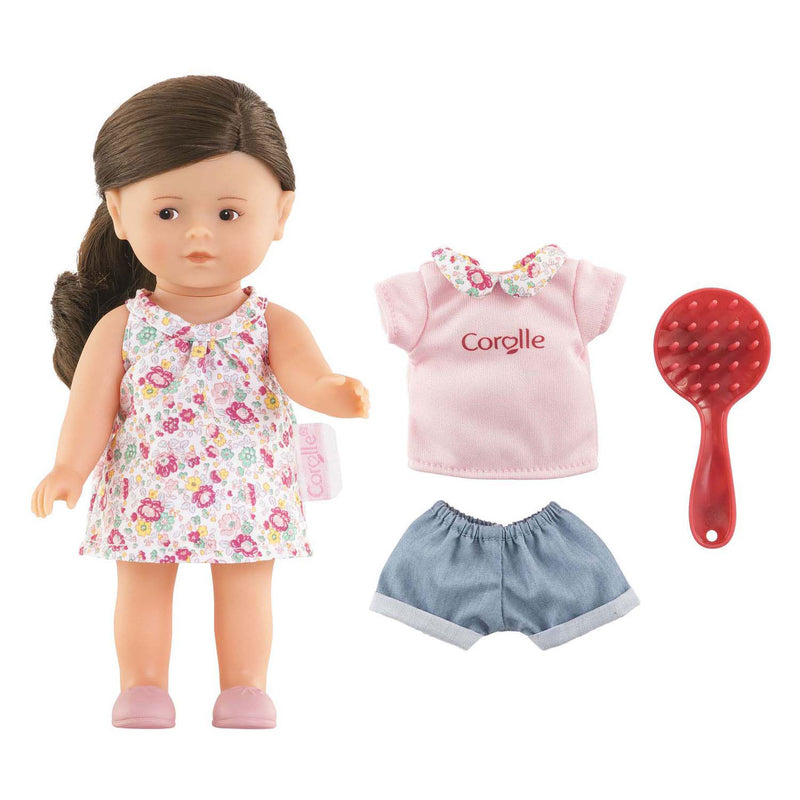 Load image into Gallery viewer, Corolle mini babypop romy met 3 accessoires - 20cm
