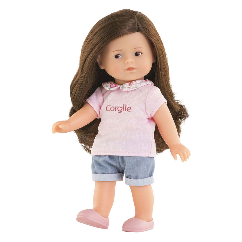 Load image into Gallery viewer, Corolle mini babypop romy met 3 accessoires - 20cm
