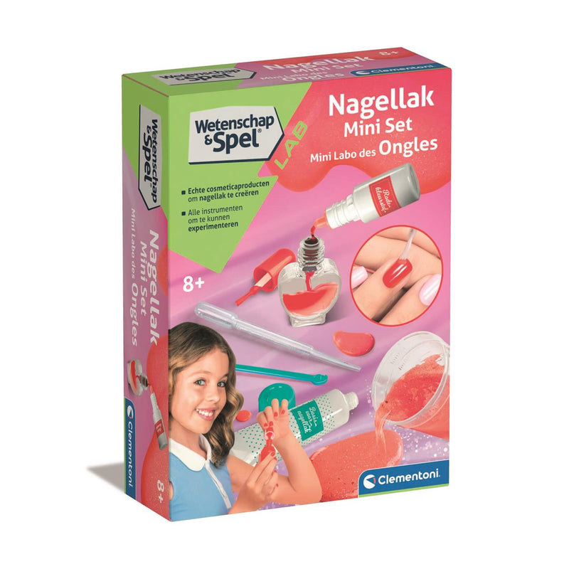 Load image into Gallery viewer, Clementoni wetenschap en spel - mini nagellakset
