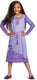 Disguise disney - wish, asha jurk classic, maat xs (3t-4t jaar), meisjes